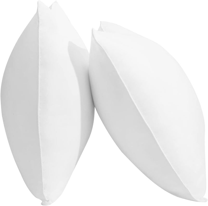 QSWRD 26 x 26 Outdoor Throw Pillow Inserts Set of 2 Waterproof Square Premium Decorative Couch Pillow Stuffers Form Large White Sofa Cushions Indoor - Image 4